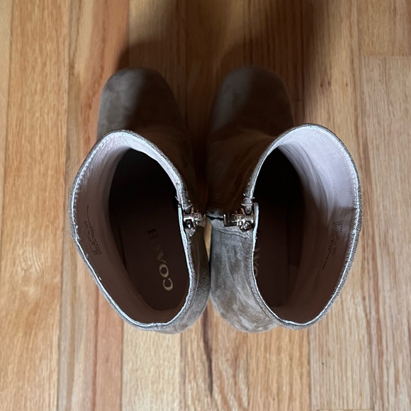 COACH Iona Sued Coconut Bootie - Picture 5 of 9
